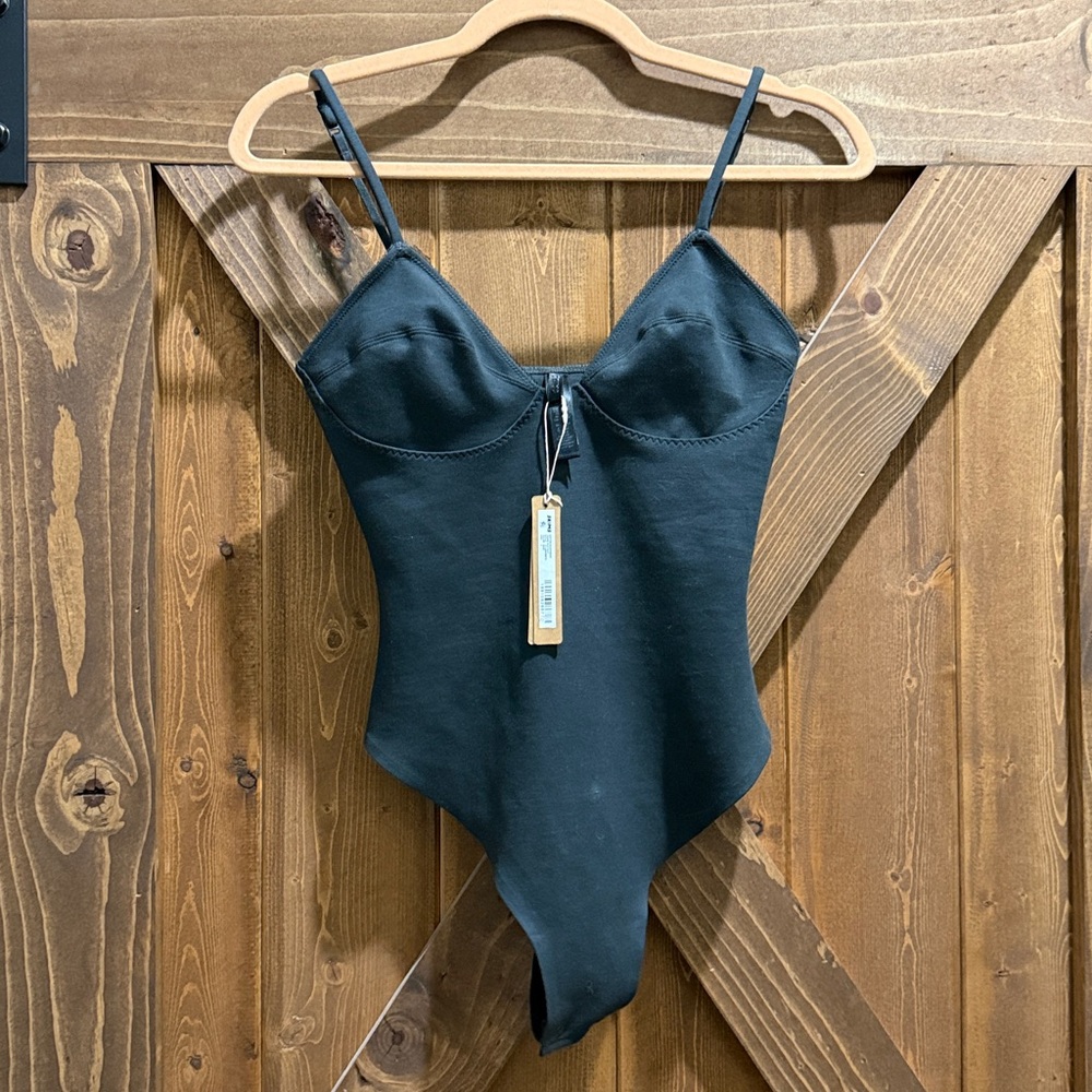 NWT Cotton Shapewear Thong Bodysuit